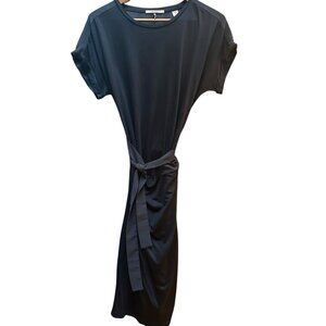 Scotch & Soda Maison Scotch Aloha Hula Dress Short Sleeve Waist Tie Casual S‎